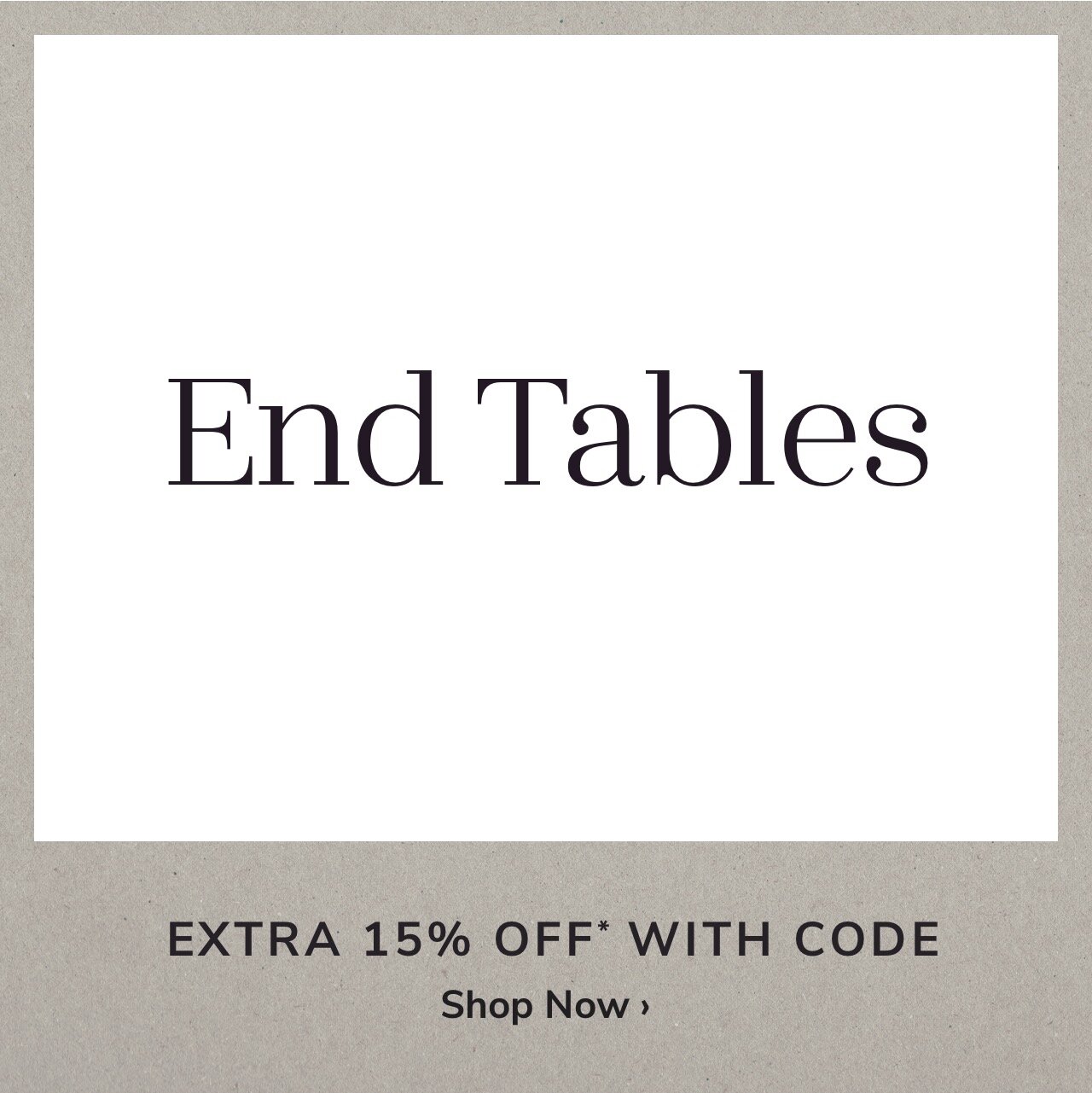End Table Sale