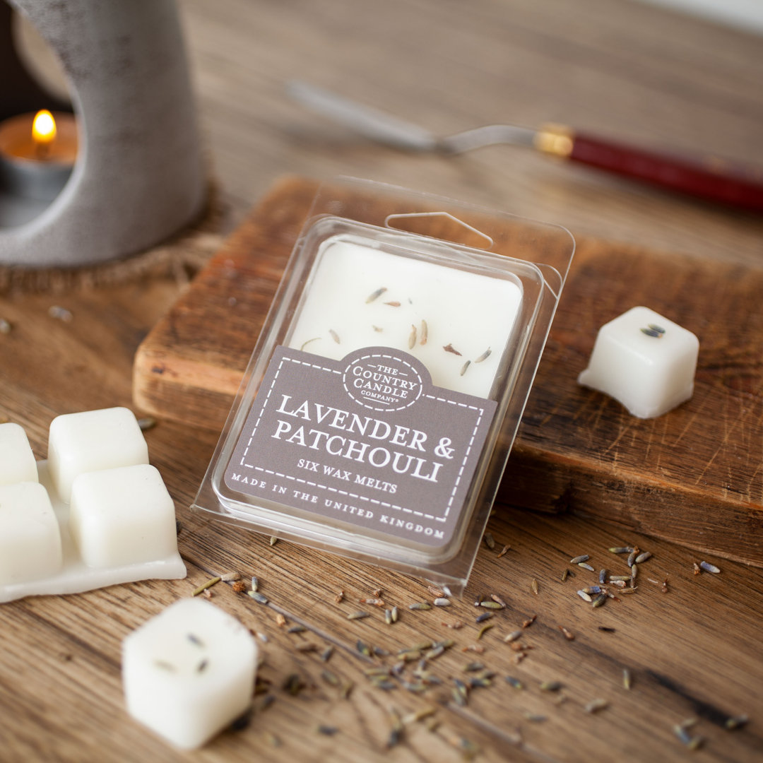 Lavender and Patchouli Scented Wax Melt