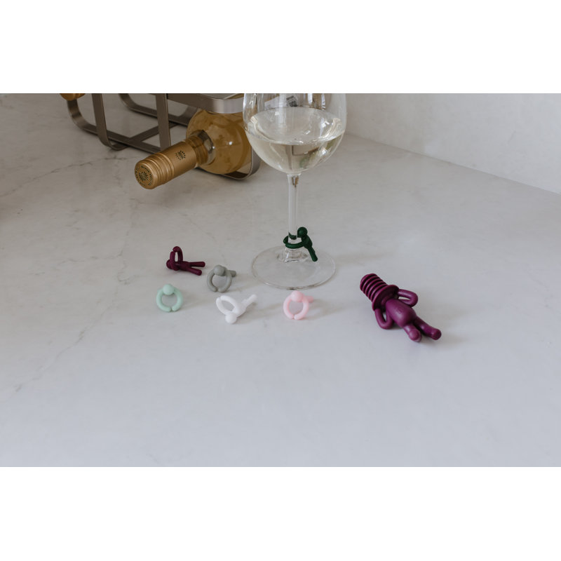 Umbra Buddy Wine Charms Bottle Topper7 Piece Set Reviews Wayfair