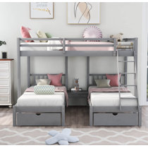 bunk beds for three kids