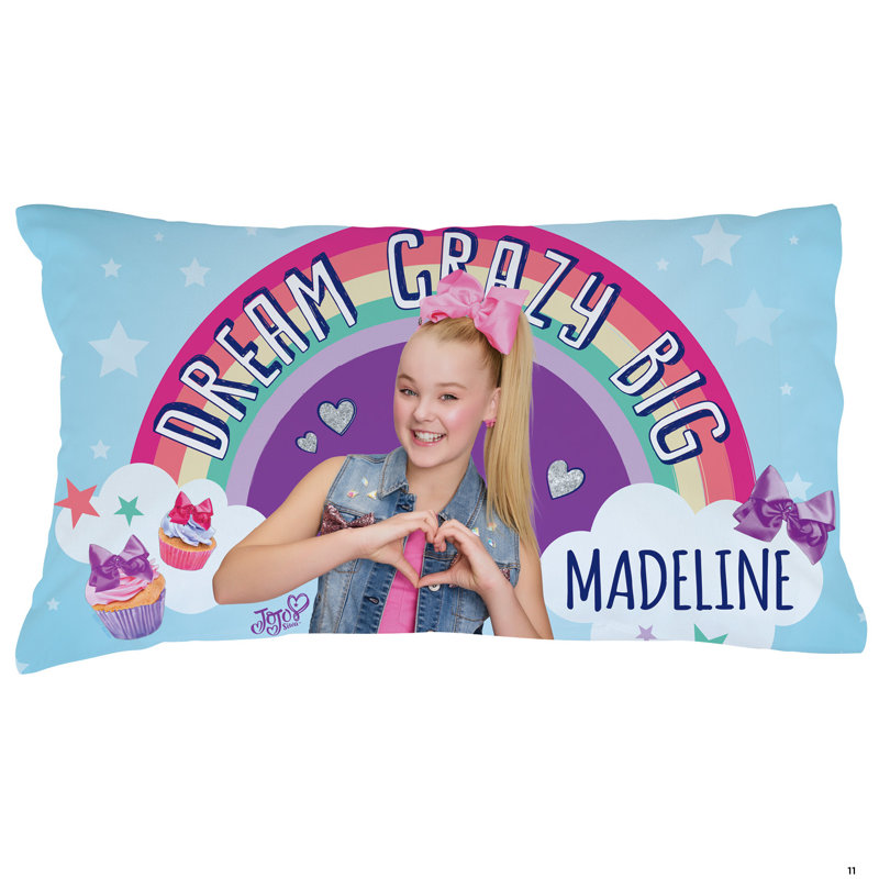 Cps Personalized Jojo Siwa Dream Crazy Big Pillow Case Wayfair