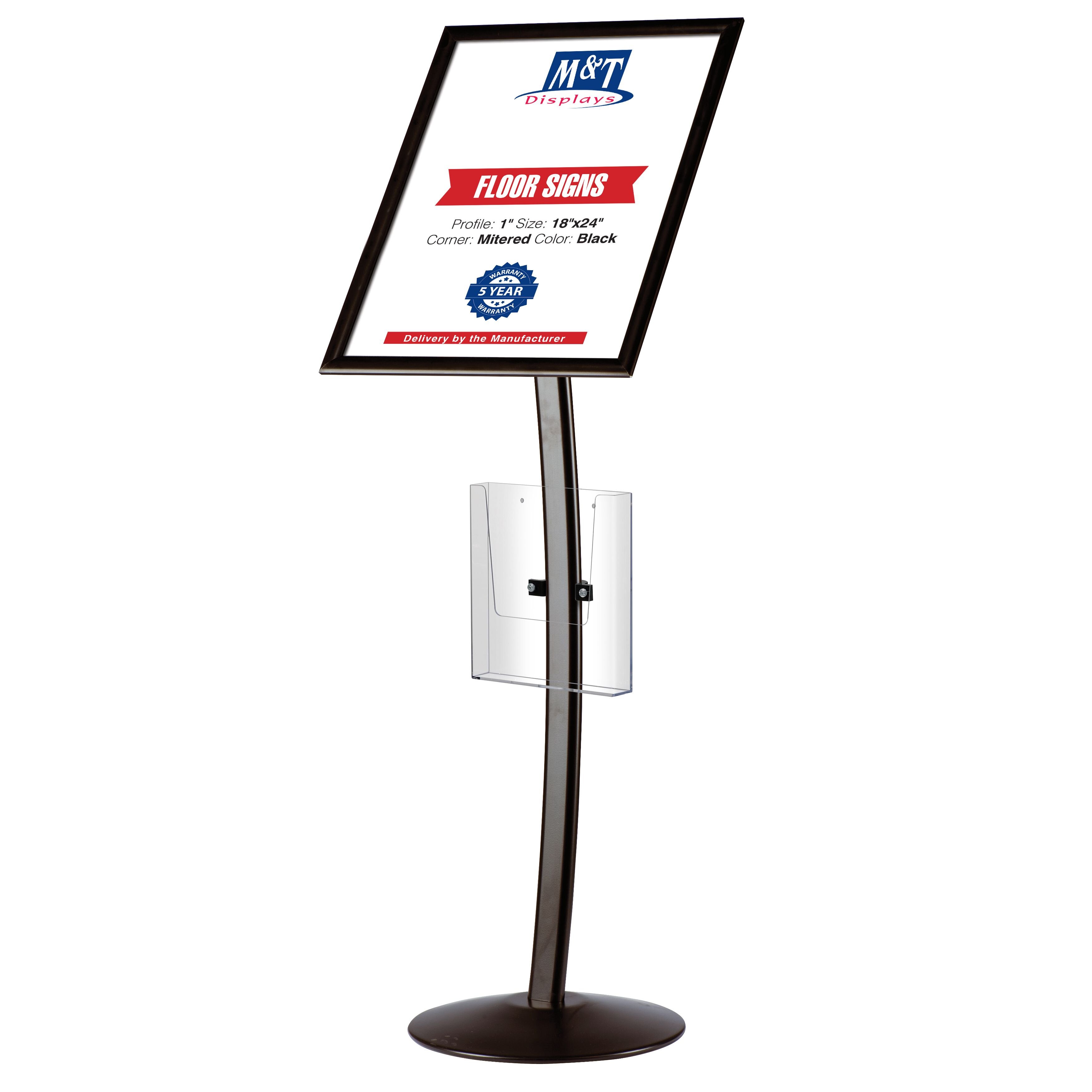 MT Displays Pedestal Sign Holder | Wayfair