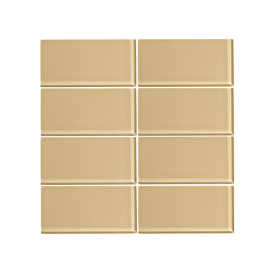 How Many 3 6 Subway Tiles In A Square Foot Shapeyourminds Giorbello 3 X 6 Gl Subway Tile In Beige Reviews Wayfair