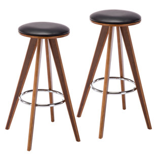 Nick Wooden 29.53 Bar Stool (Set of 2) by George Oliver