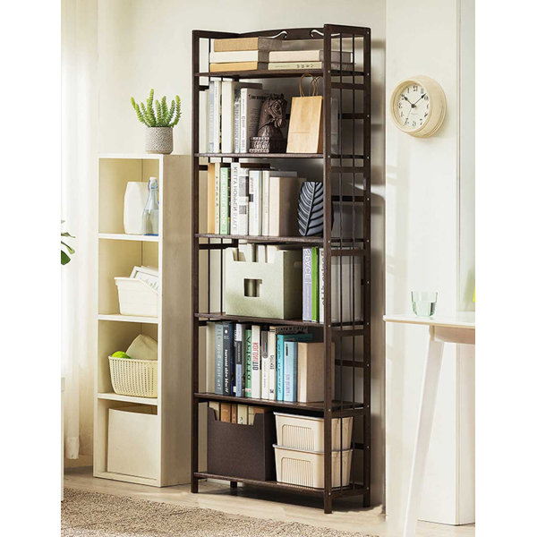 Latitude Run® Abin Solid Wood Etagere Bookcase & Reviews ...