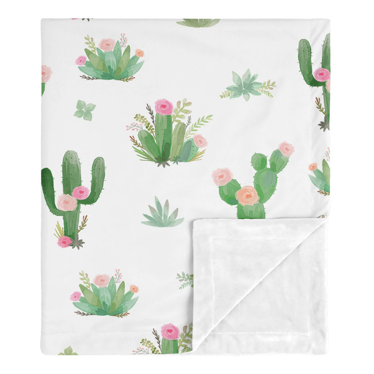 cactus muslin blanket