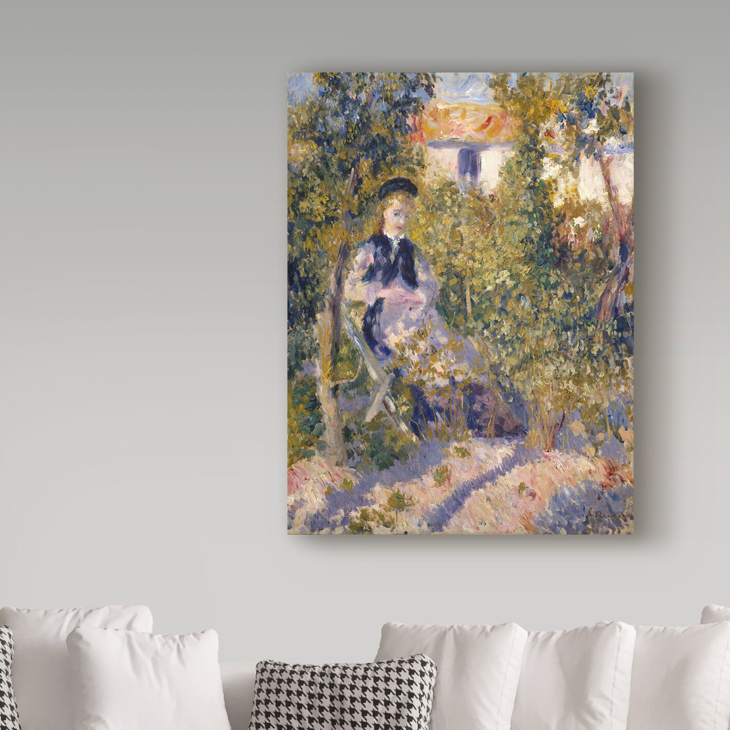 Vault W Artwork Pierre Auguste Renoir Nini In The Garden by Pierre ...