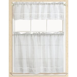 Eden Macrame Kitchen Curtain