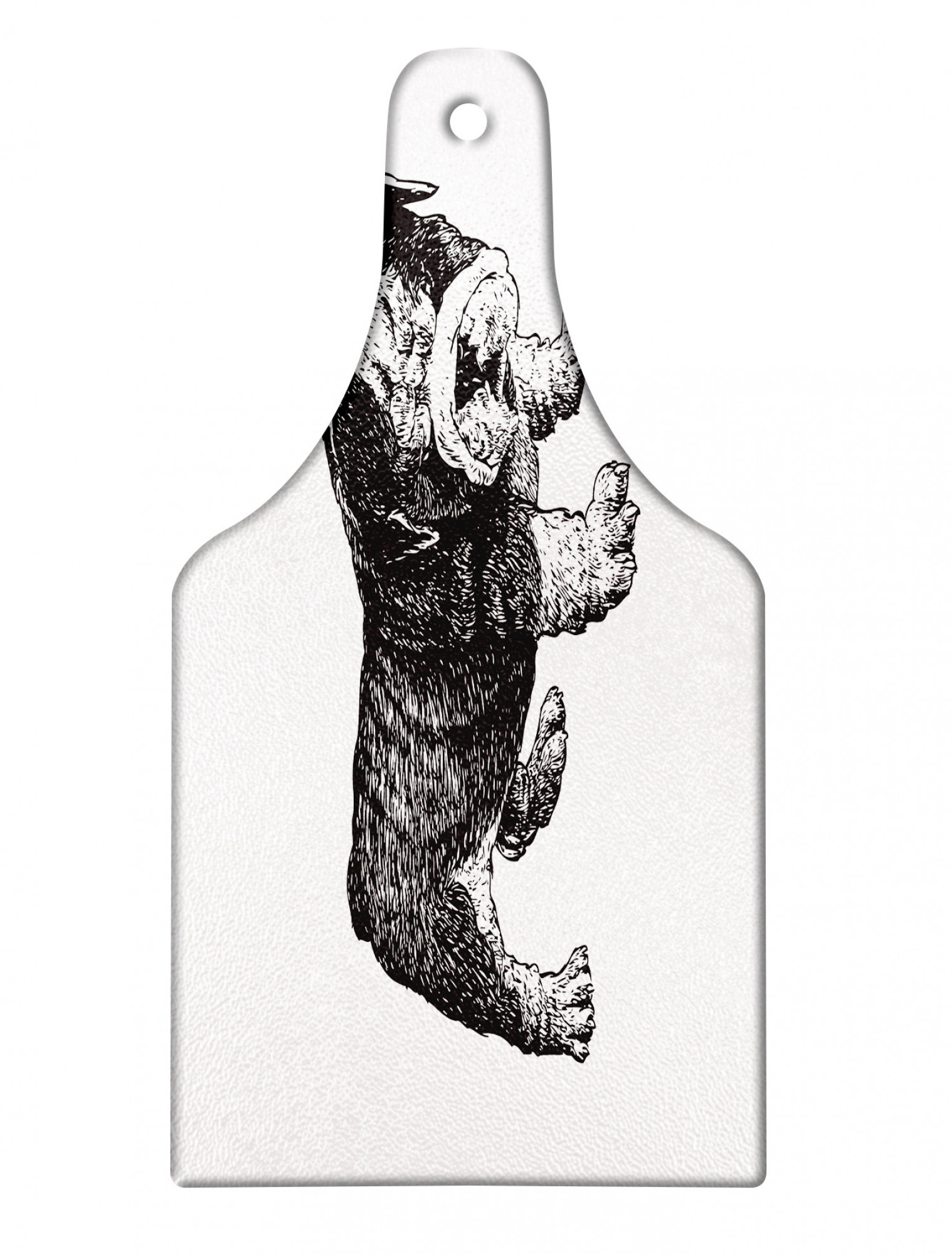 East Urban Home Glass Bulldog Cutting Board Wayfair