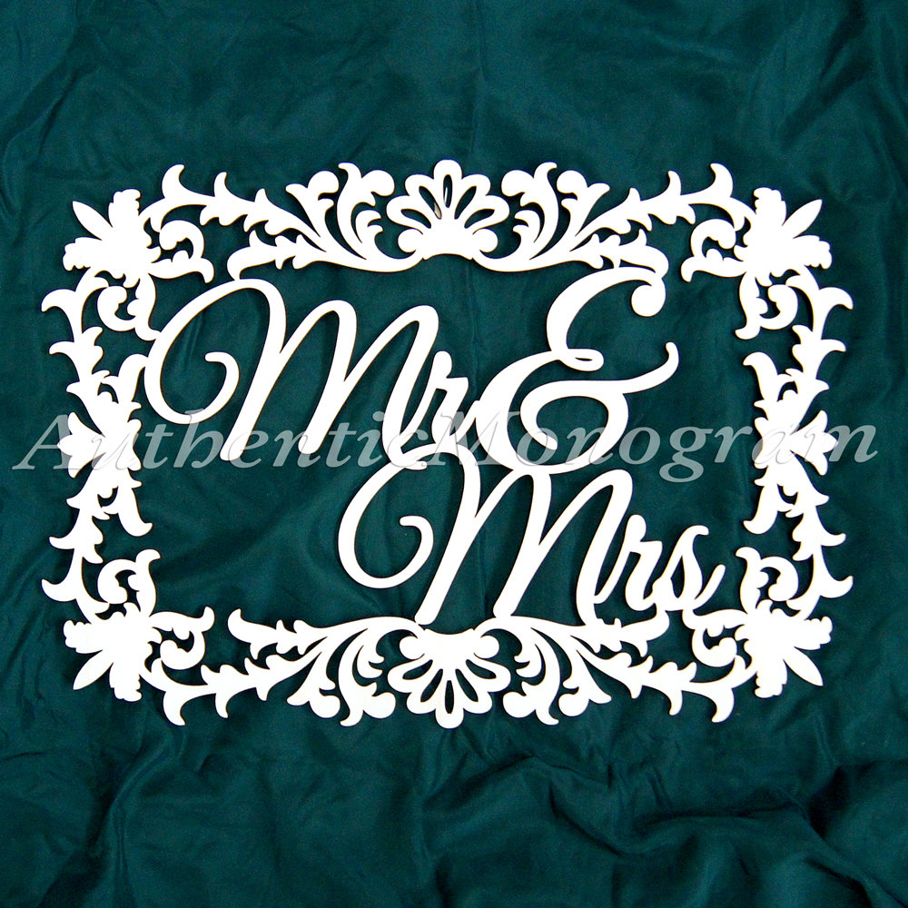 Amonogramartunlimited Mr And Mrs Wall Decor Wayfair