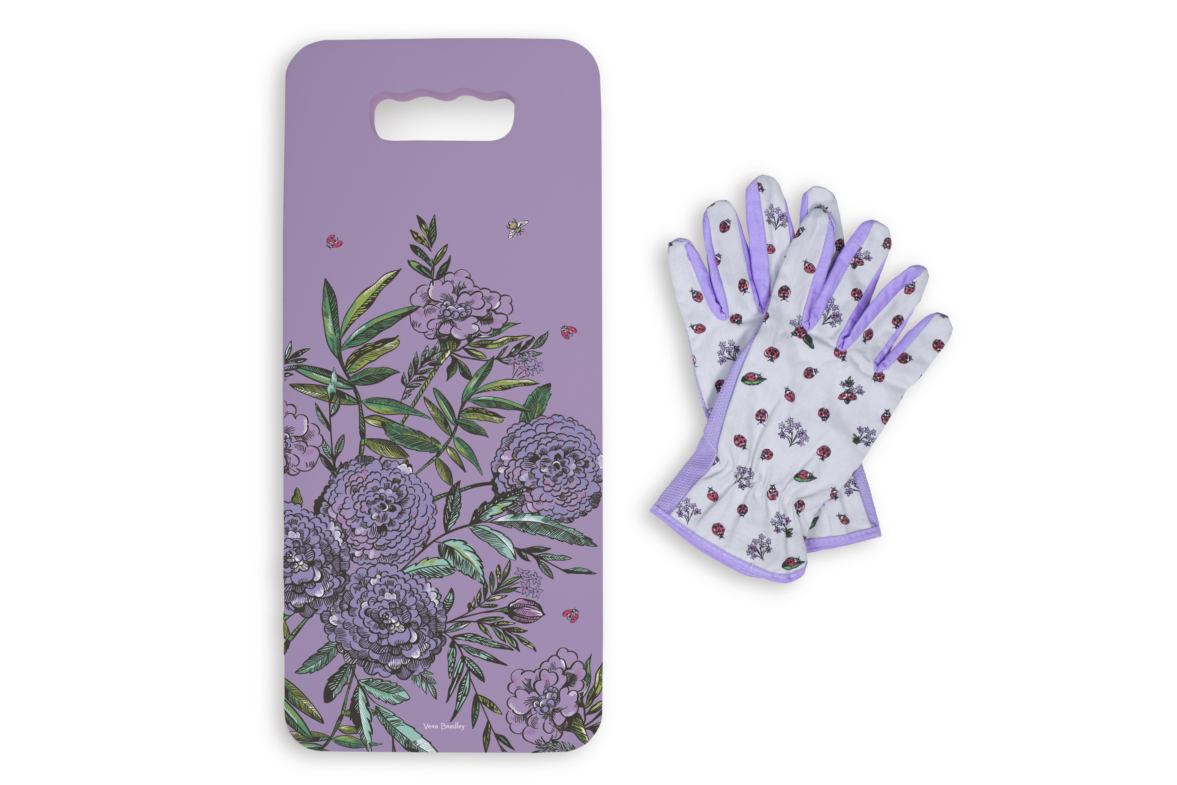 Vera Bradley 2 Piece Lavender Meadow Glove and Garden Cushion Set u0026 Reviews  | Wayfair