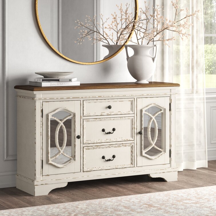 Kelly Clarkson Home Hayley 59'' Wide 3 Drawer Sideboard & Reviews | Wayfair