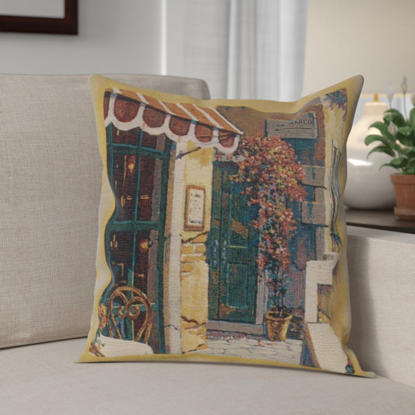 Fleur De Lis Living Cambridge Passage To San Marco I Cotton Pillow