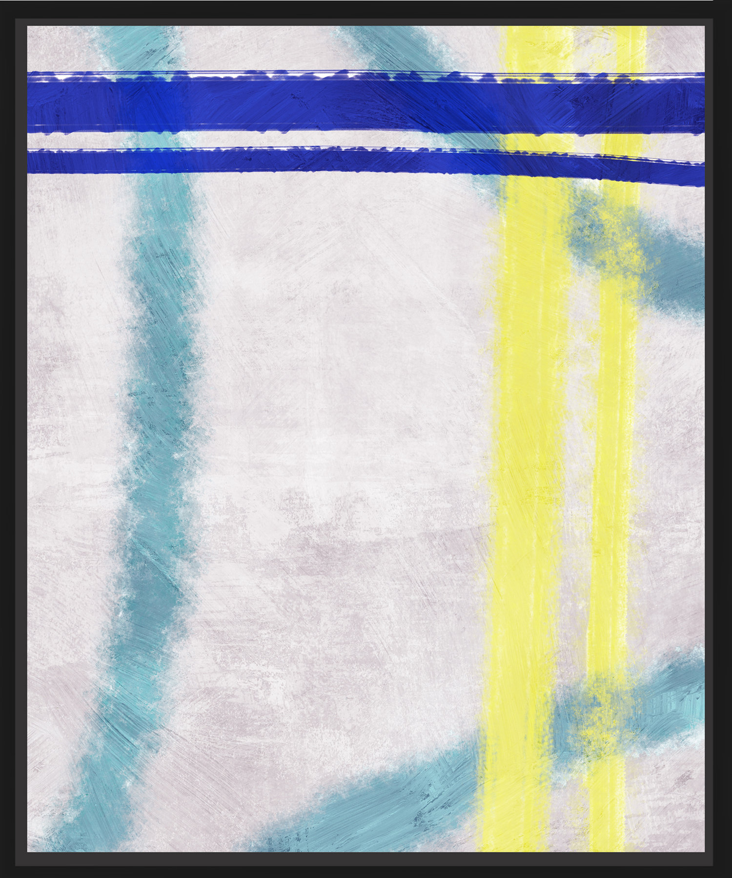 Ptm Images Colorful Lines Ii Floater Framed Painting Print On Wrapped Canvas Wayfair