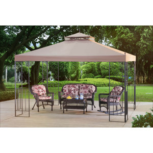 Parlay 10 Ft. W x 12 Ft. D Steel Permanent Gazebo