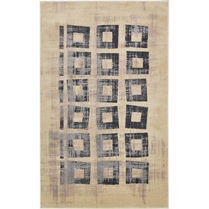 Nicolasa Black Area Rug