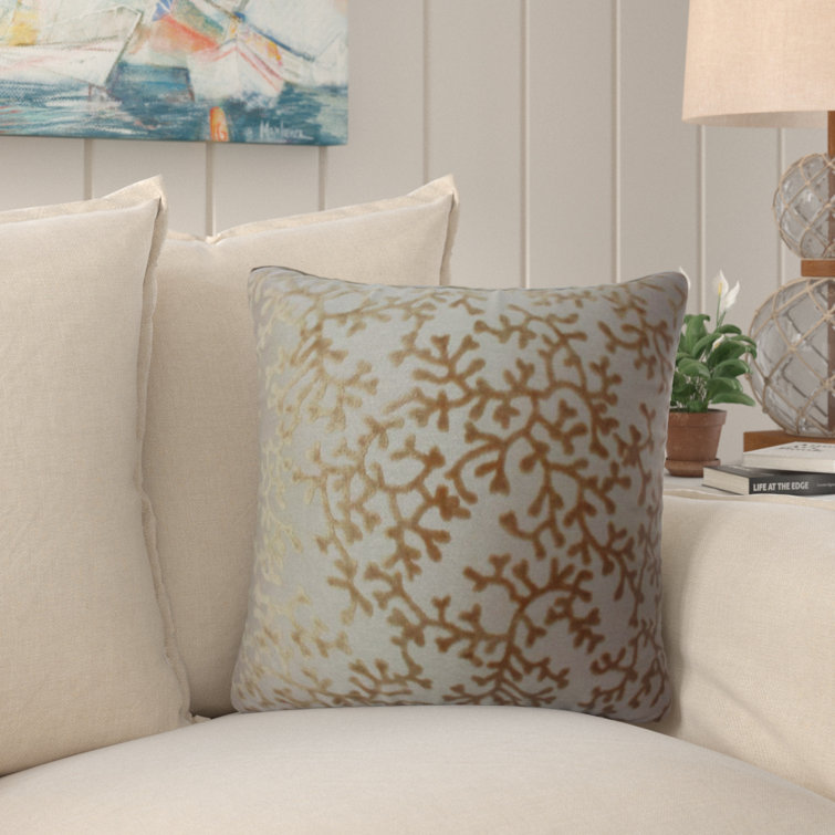 coral throw pillows wayfair