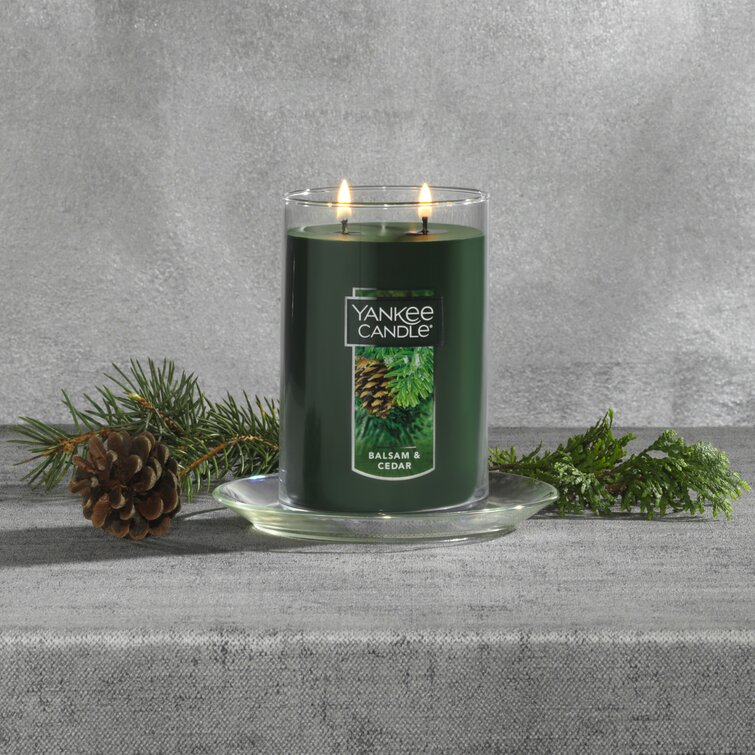 Tumbler Balsam and Cedar Scented Jar Candle