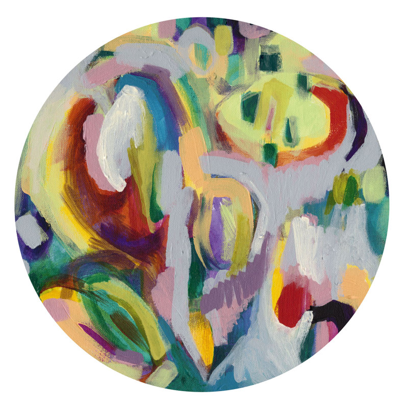 Winston Porter Colorful Abstract Circles Wall Decal Wayfair