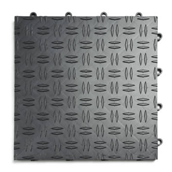 Motordeck Diamond 12 X 12 Garage Flooring Tile In Graphite Wayfair