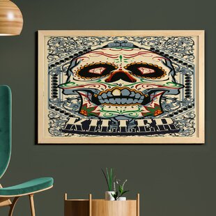 HD Printed Day of the Dead Face Group Painting room decor print poster canvas 