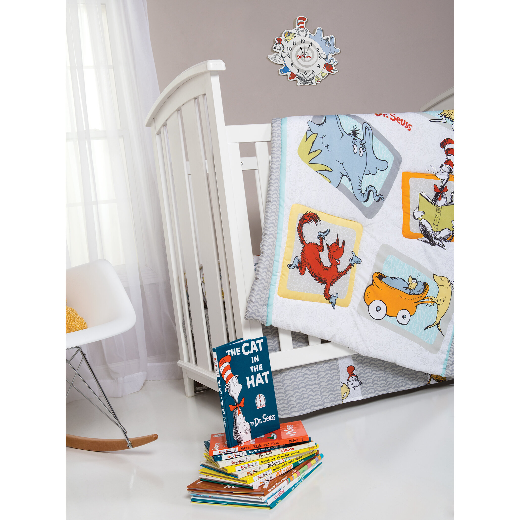 Seuss New Fish Baby Nursery Crib Bedding Choose From 5 6 7 Pc Set