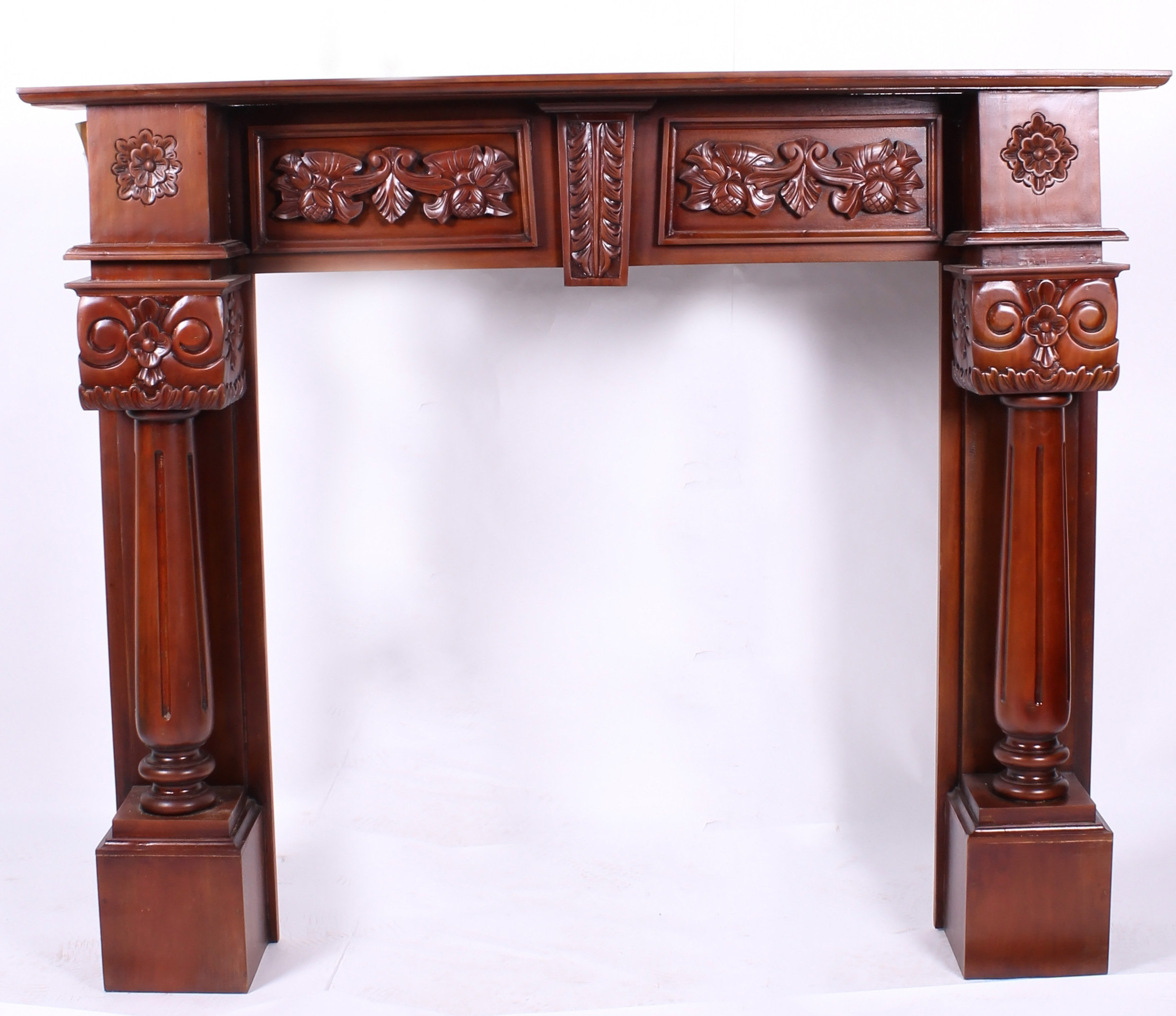 Americasbestfurniture Fireplace Column Surround Mantel Wayfair Ca