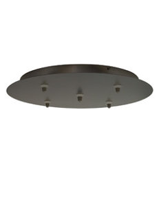 Elk 6R-DR 6-Light Round Pan in Dark Rust