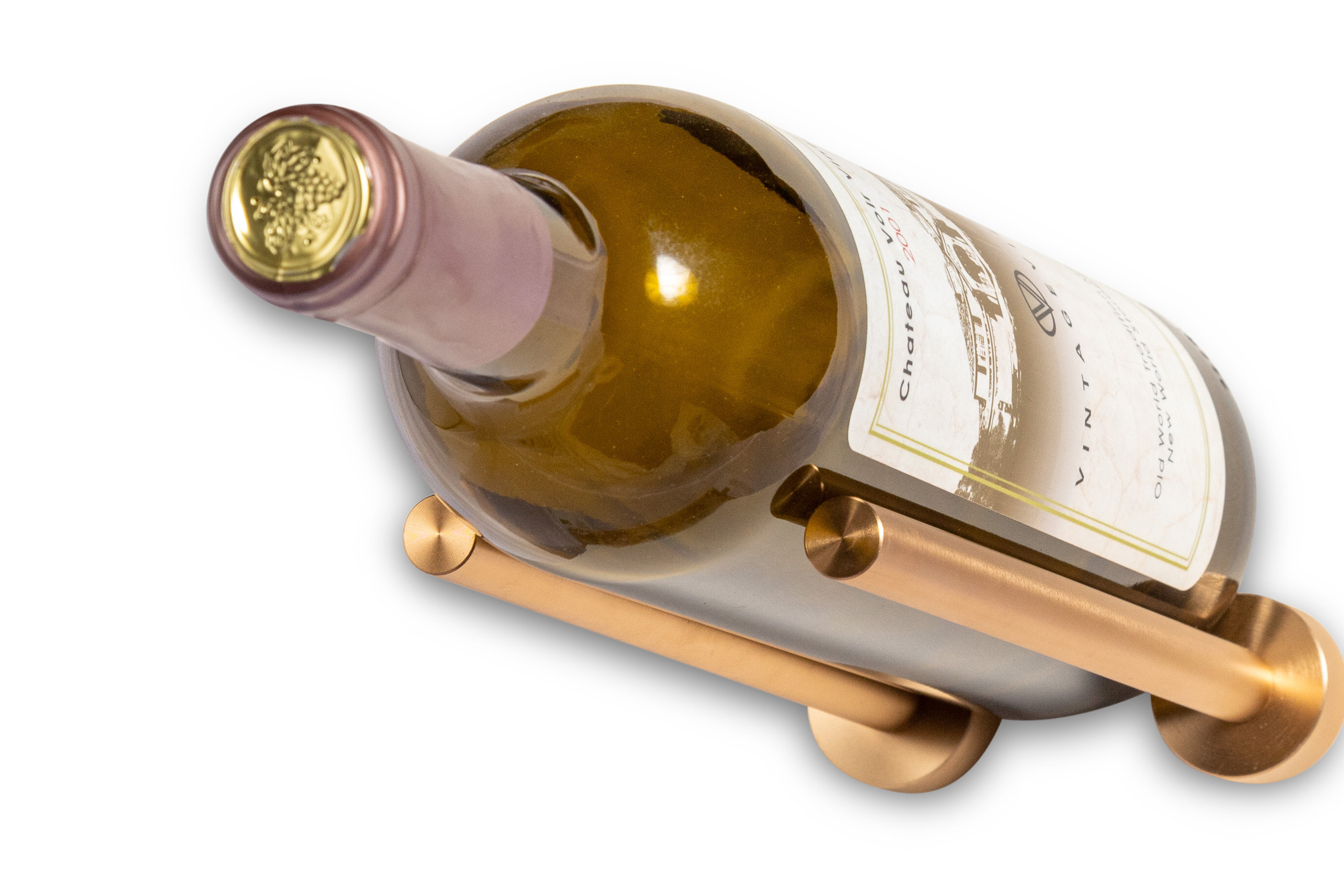 Ebern Designs Atilla Rails 1 Bottle Wall Mounted Wine Bottle Rack Wayfair