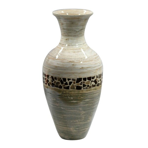 World Menagerie Roby Bamboo Floor Vase Wayfair   Roby Bamboo Floor Vase 