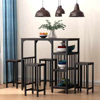 Chubbuck 5  Piece Counter Height Dining Set 17 Stories