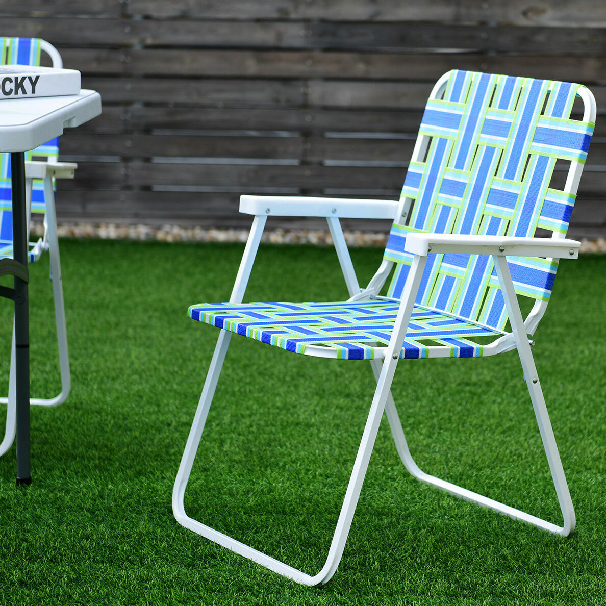 folding camping deck chairs