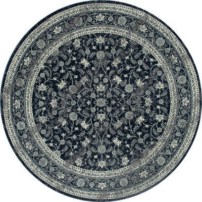 Mattison Steel Blue Area Rug Charlton Home
