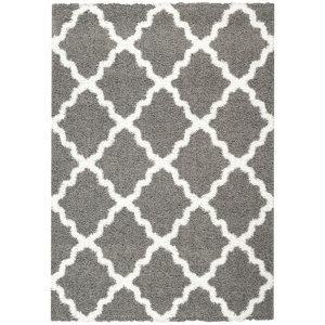 Garen Moroccan Trellis Shag Doormat