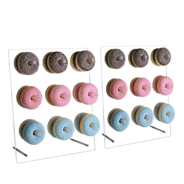 Details about   Wedding Decoration Storage Racks Doughnut Rack Donut Wall Stand Donut Holds 