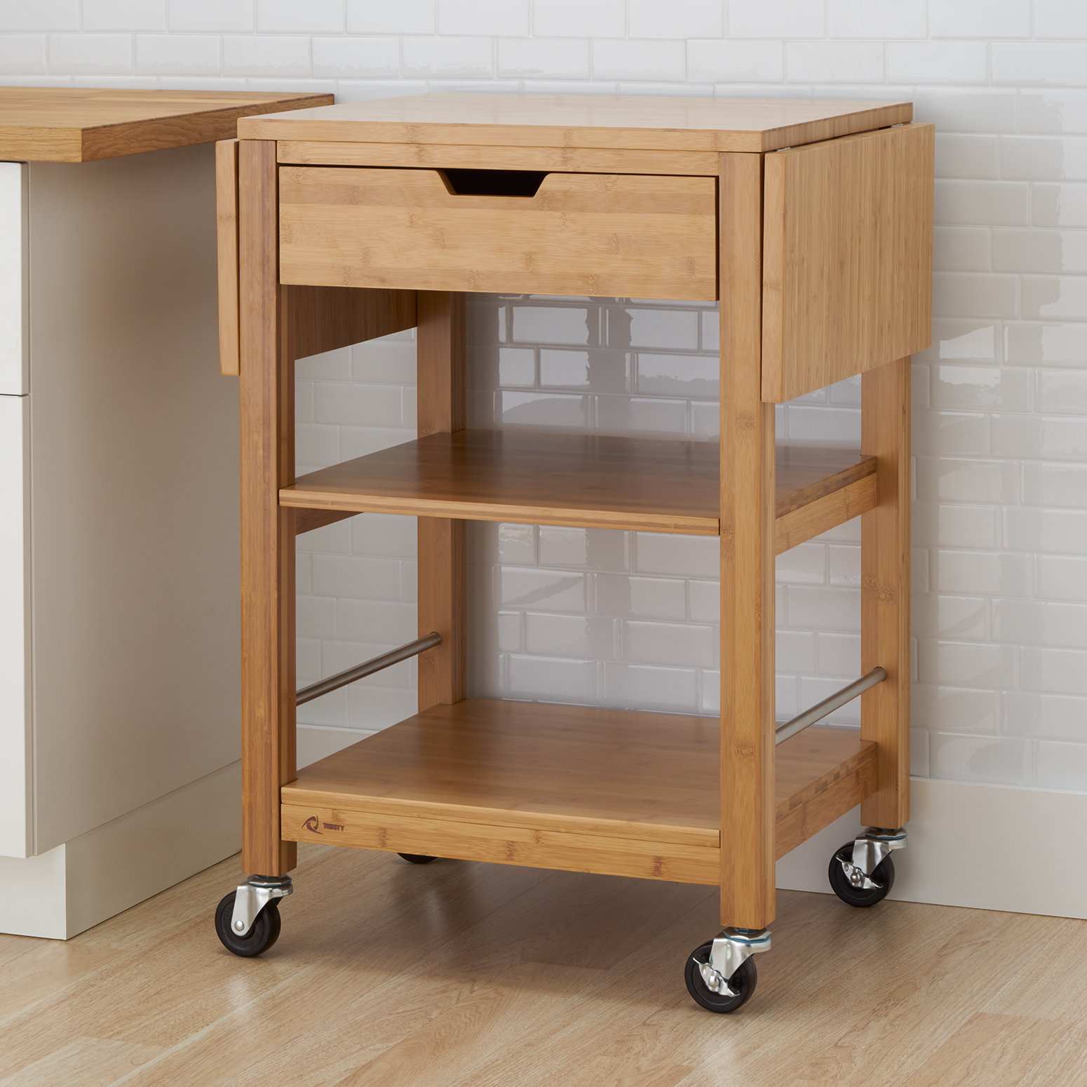 Alcott Hill Wenlock Kitchen Cart Solid Wood Reviews Wayfair Alcott Hill Wenlock Kitchen Cart Solid