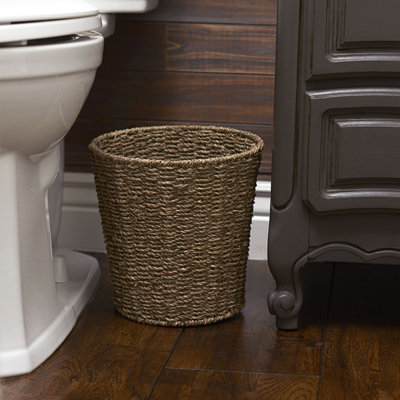 Seagrass Waste Basket Household Essentials
