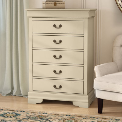 Babcock 5 Drawer Chest Lark Manor Color: Beige