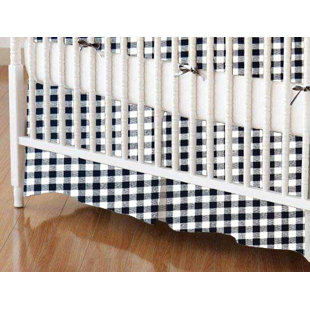 plaid crib skirt