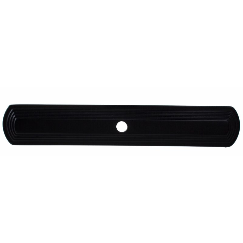 Gliderite Hardware Narrow Rounded Rectangle Cabinet Knob Backplate
