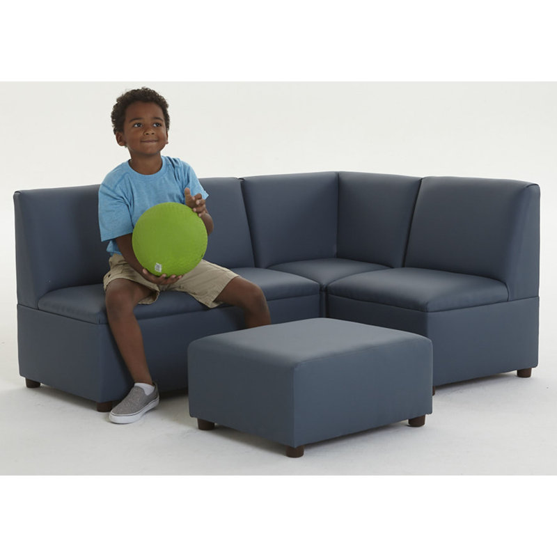 Brand New World Kids Sectional With Ottoman Wayfair