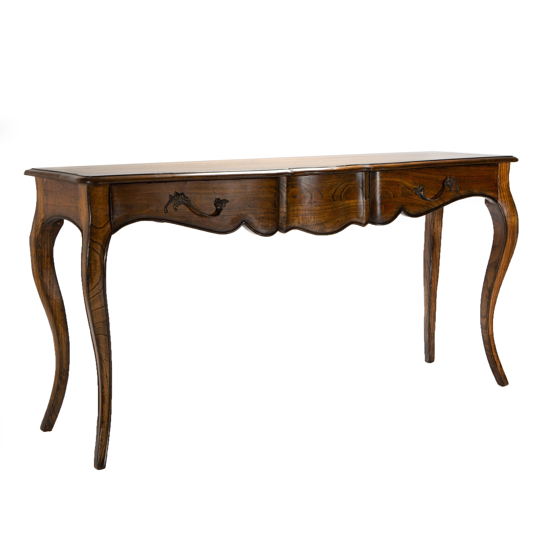 Manor Born Furnishings Lyon Solid Wood Writing Desk Wayfair