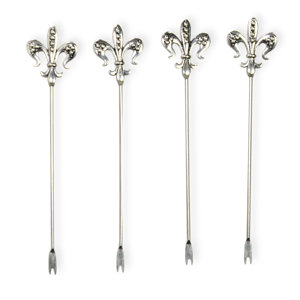 Fleur De Lis Cocktail Pick (Set of 8)