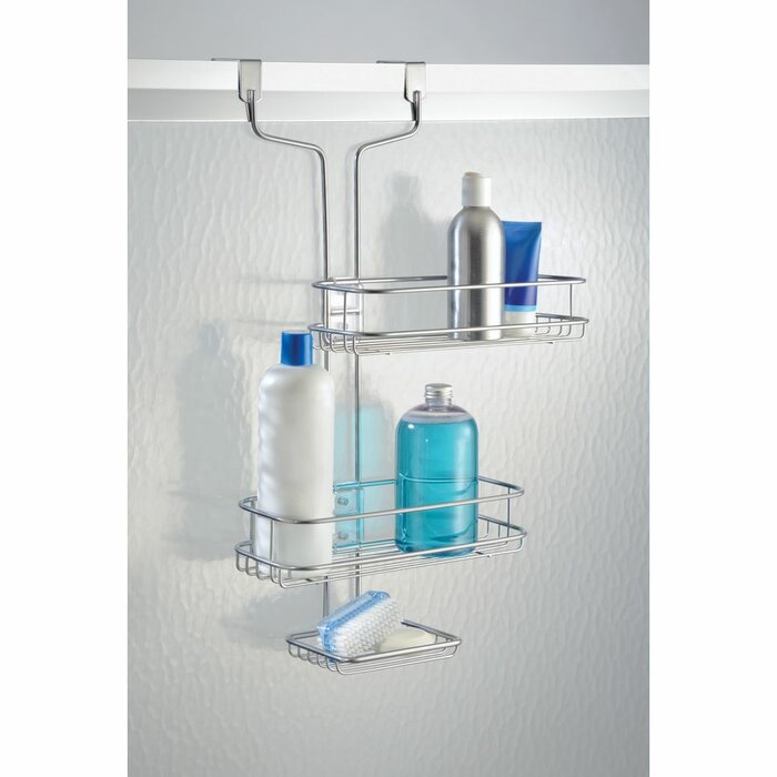 InterDesign Linea Adjustable Over Door Shower Caddy & Reviews | Wayfair ...