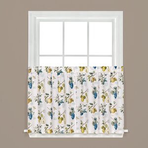 Botanical Fruit Tier Curtain (Set of 2)