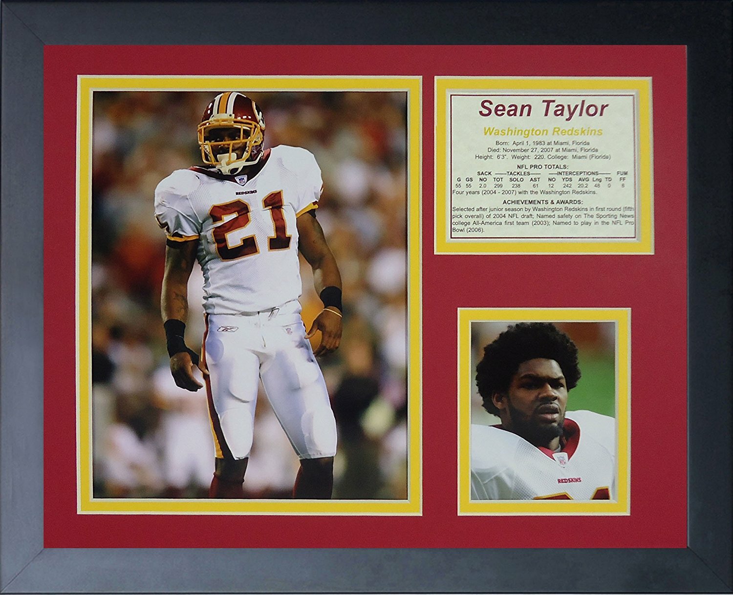 sean taylor signed jersey