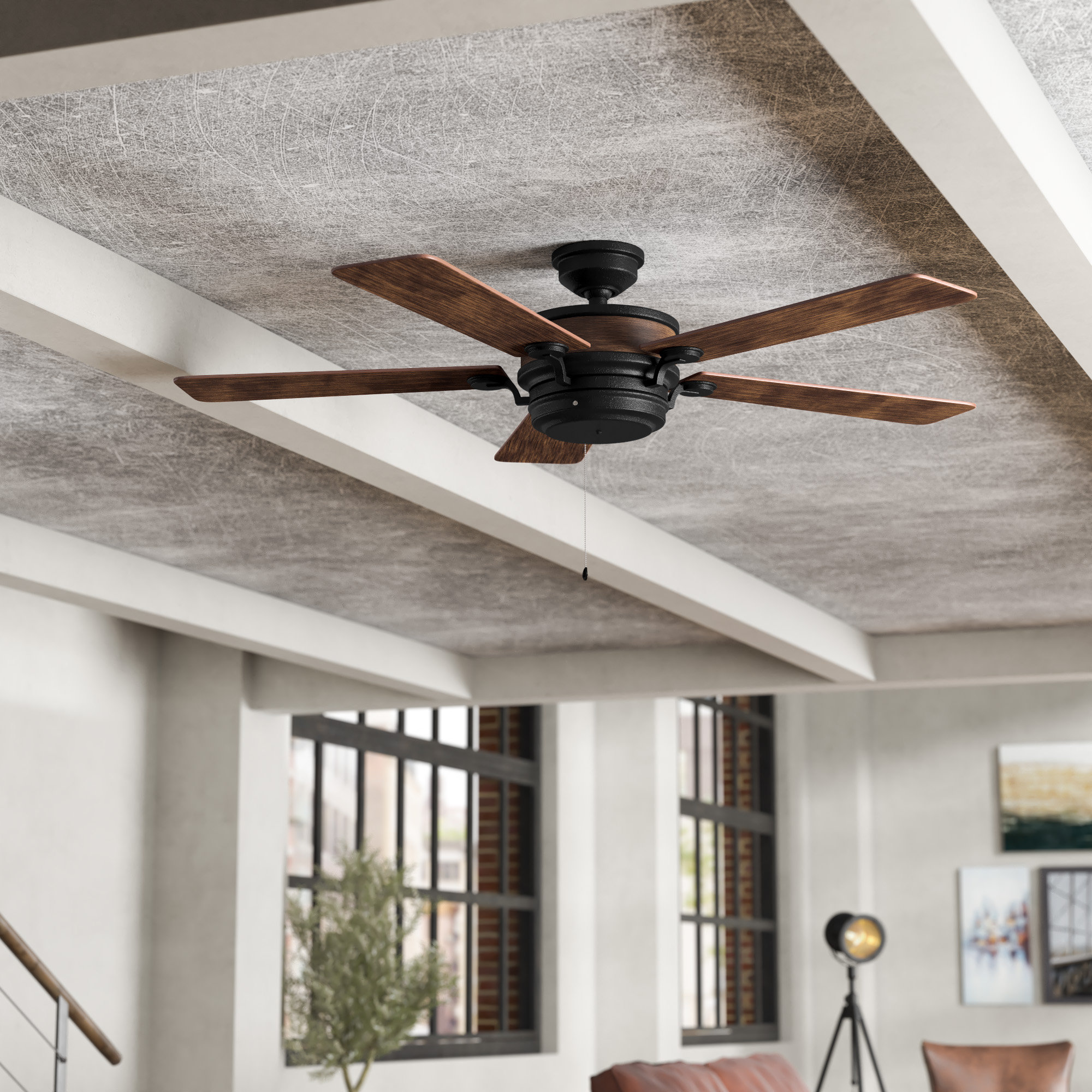 17 Stories 60 Sherley 5 Blade Outdoor Ceiling Fan Reviews Wayfair