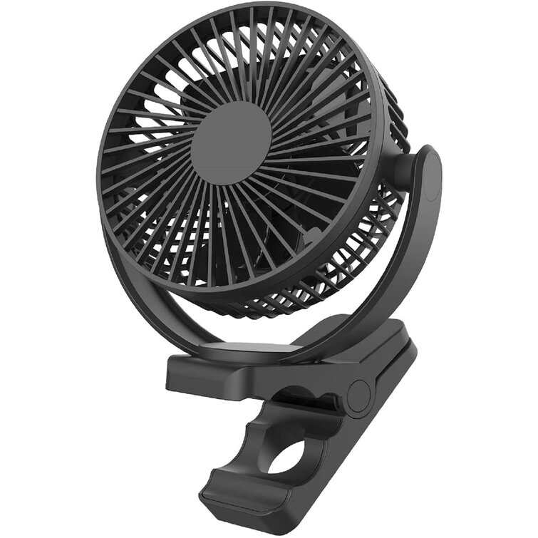 Helect 7-Inch Mini USB Desk Fan with Low Noise and Strong Airflow 