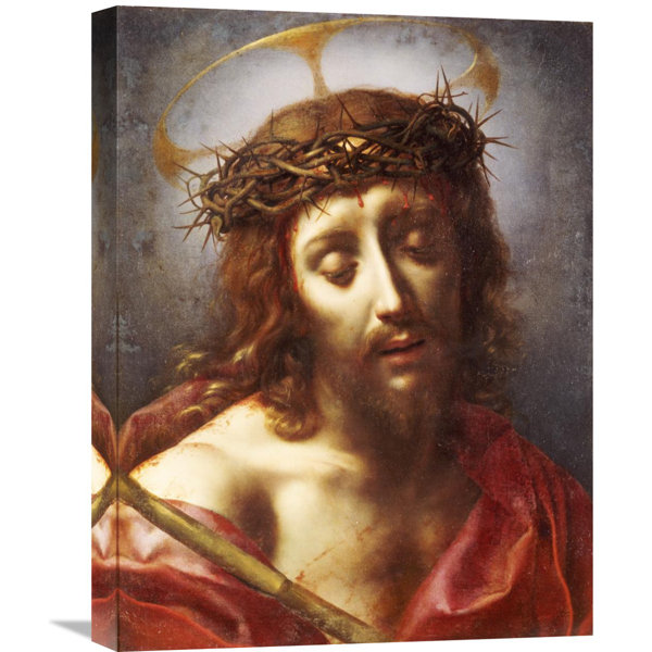 Global Gallery Christ As The Man Of Sorrows By Carlo Dolci