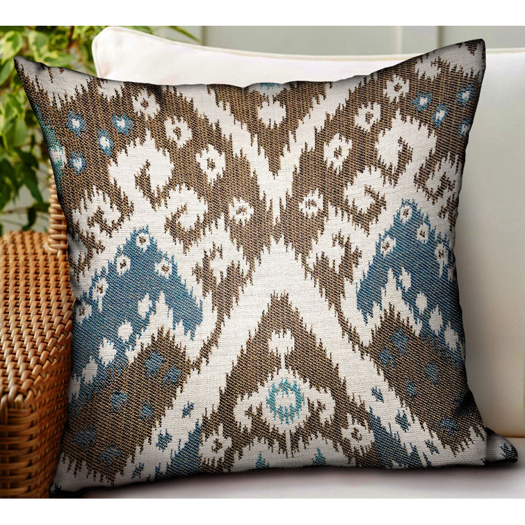 outdoor ikat pillows